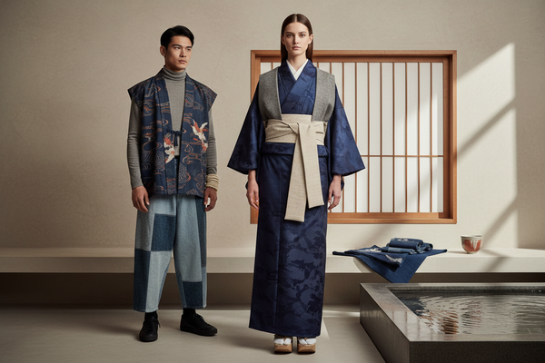 Japanese fashion traditional and modern 